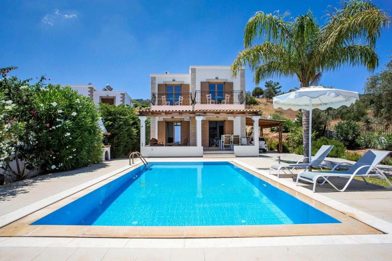 Villa Amberblue Kalathos Exteriör bild