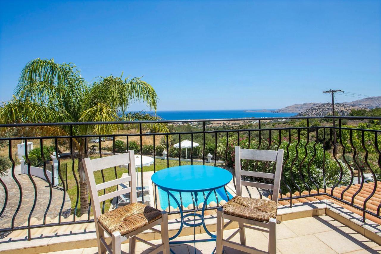 Villa Amberblue Kalathos Exteriör bild
