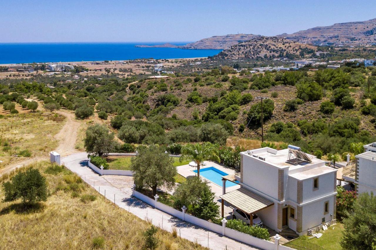 Villa Amberblue Kalathos Exteriör bild